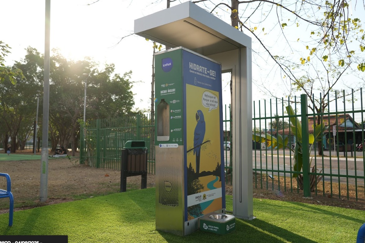 Bebedouros visam garantir acesso a água potável gratuita de forma  segura e coletiva à população