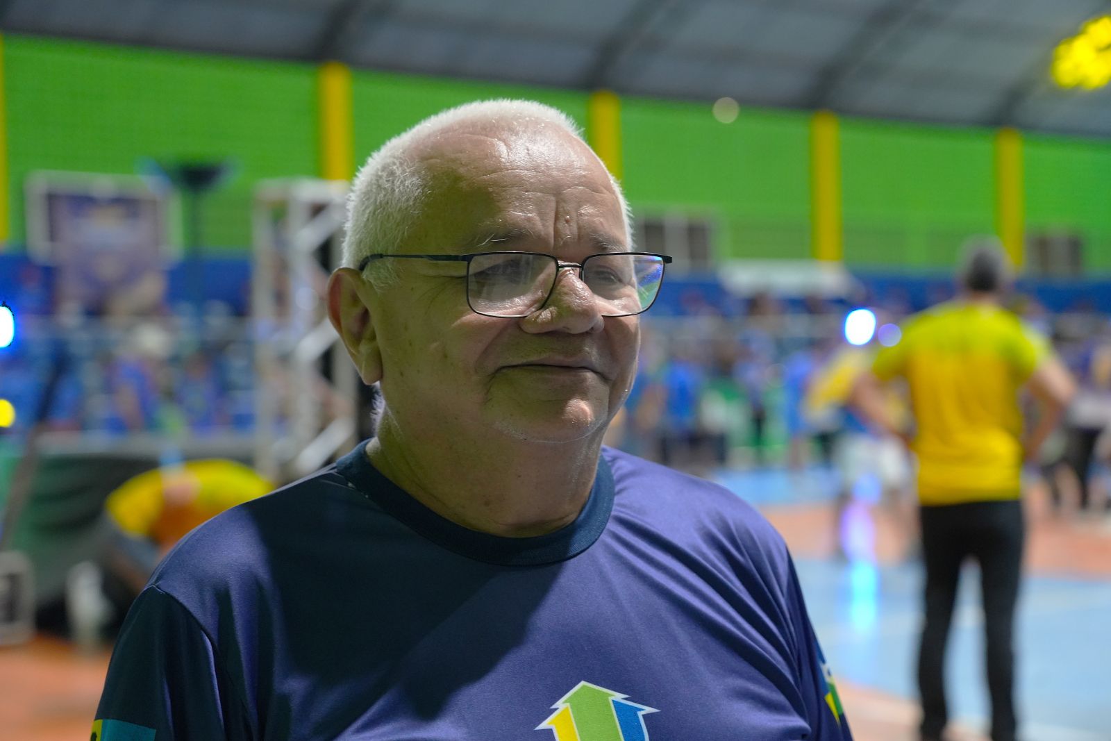 José de Arruda chegou animado com as atividades esportivas entre os servidores