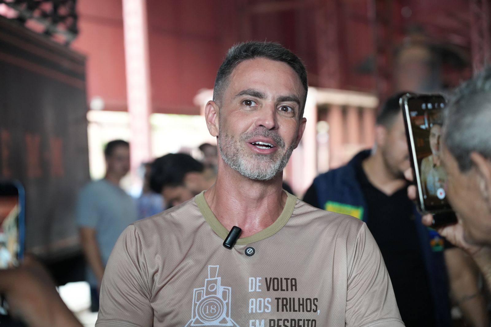 “O trem faz parte da nossa identidade”, destacou o prefeito Léo Moraes.