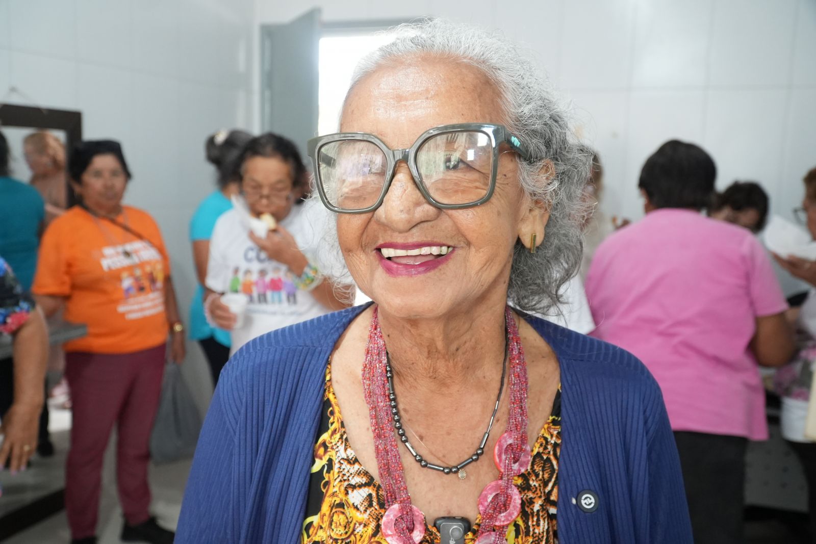 É muito bom participar das atividades do CCI porque aqui não fico sozinha, destacou Raimunda de Souza