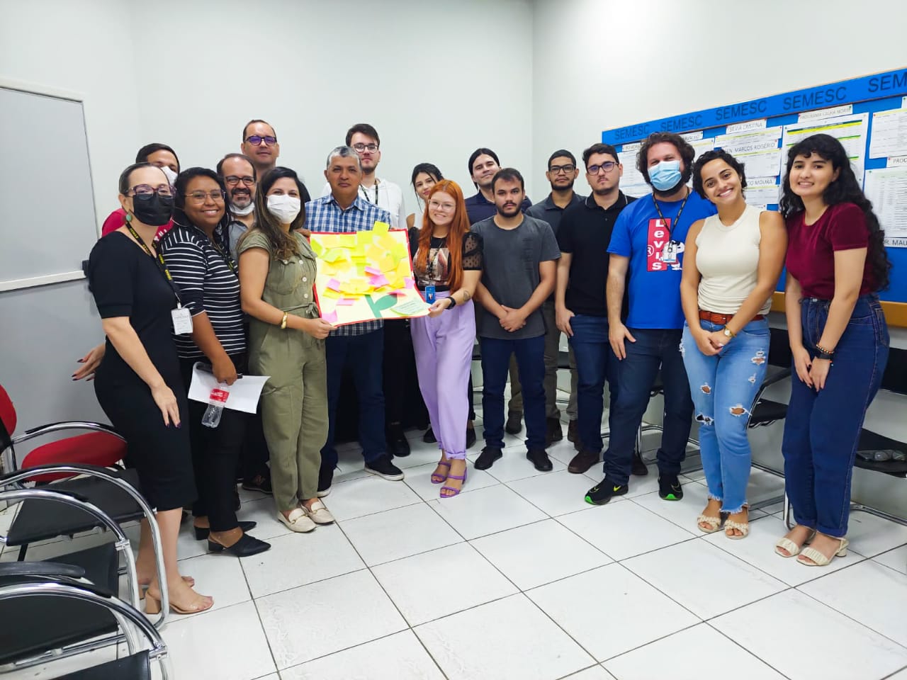 Servidores da SEMESC participam do projeto Re-significar