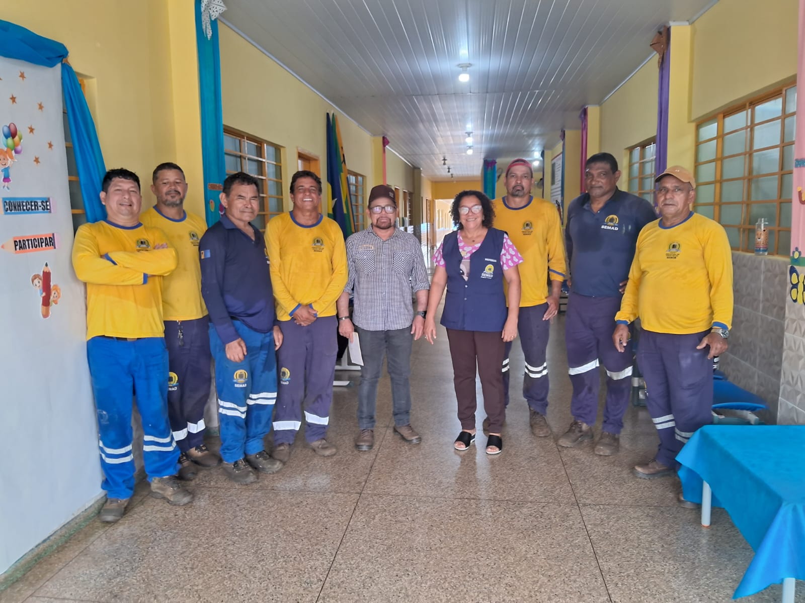 Escola Canto do Uirapuru recebe equipe do SEMAD EM AÇÃO