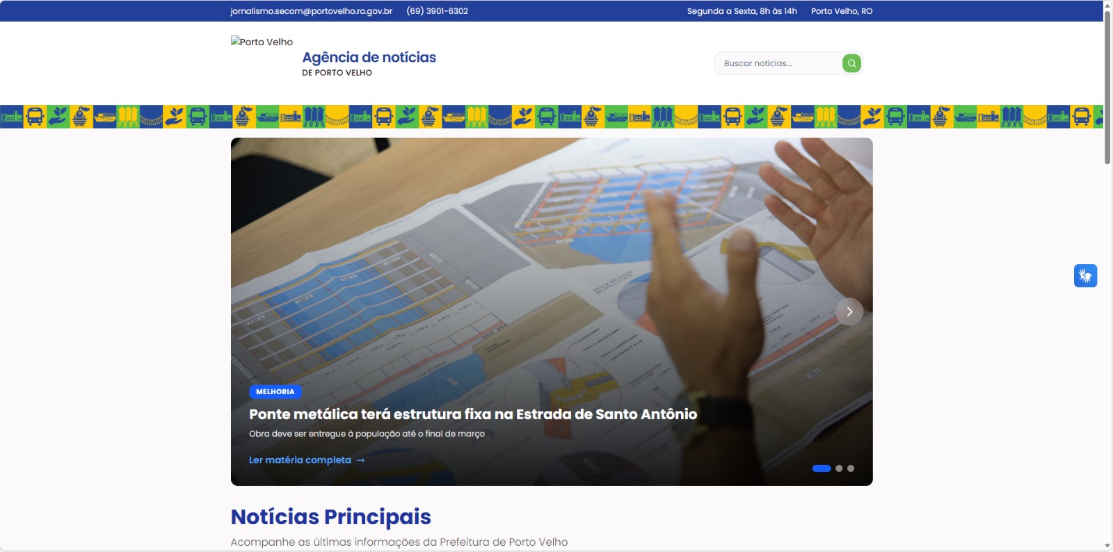 Volume anual de publicações no site oficial aumentou de cerca de 1.700 matérias para 2.700 em 2025