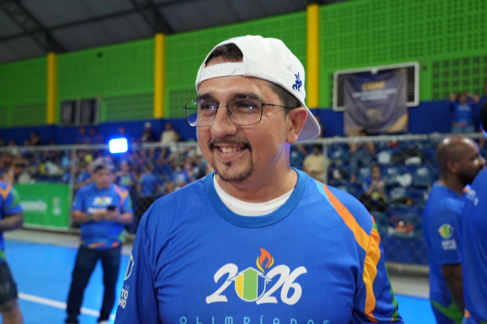 Leandro Sales entrou no clima da competição e já se prepara para disputar o futebol society