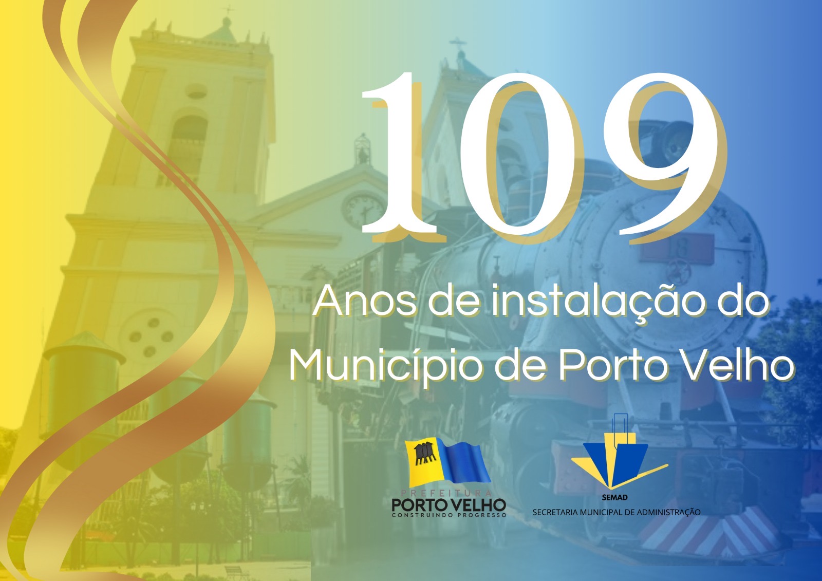 Parabéns a Porto Velho e a todos os Portovelhenses que fizeram e fazem parte dessa história 